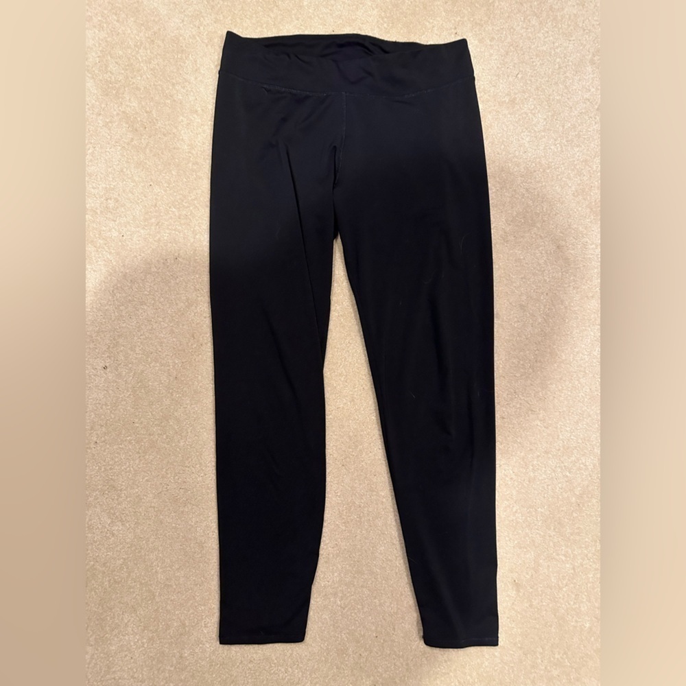 Cuddl Duds Warm Essentials Large Black Leggings